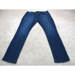Paige Jeans Mens 38 Federal Blue Straight Leg Denim Stretch Casual 38x33